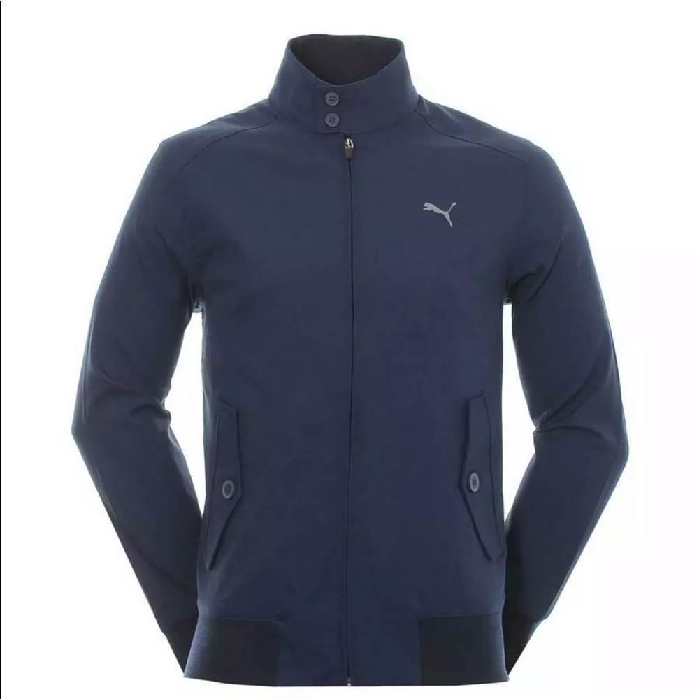 MENS PUMA GOLF CAUSEWAY FULL ZIP JACKET VERY NICE